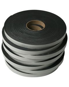 3 x 25' Adhesive Foam Tape, EPDM/Neoprene/SBR Closed Cell, 1/2 Thick