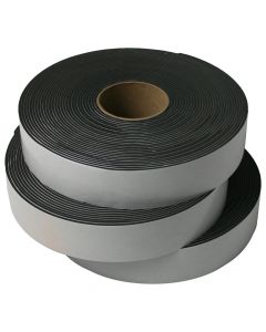 3 Rolls of Neoprene Sponge Tape: 0.06 inches thick x 2 inches wide x 50 feet each