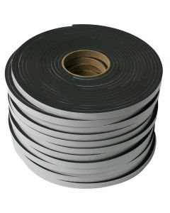 12 Rolls of Neoprene Sponge Tape: 0.25 inches thick x 0.5 inch wide x 25 foot each