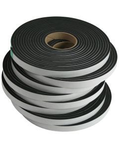 8 Rolls of Neoprene Sponge Tape: 0.25 inches thick x 0.75 inches wide x 25 foot each