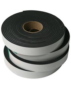 4 Rolls of Neoprene Sponge Tape: 0.25 inches thick x 1.5 inches wide x 25 foot each