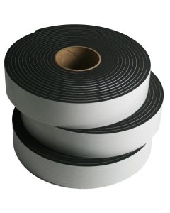 3 Rolls of Neoprene Sponge Tape: 0.25 inches thick x 2 inches wide x 25 foot each