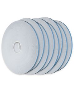 1/32&quot; x 3/4&quot; x 216&#039; Double Sided Glazing Tape - White - 8 Rolls