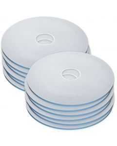 1/16&quot; x 1/2&quot; x 216&#039; Double Sided Glazing Tape - White - 12 Rolls