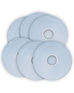 1/8&quot; x 1&quot; x 108&#039; Double Sided Glazing Tape - White - 6 Rolls