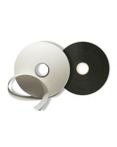 1/8" Thick x 1 inch wide Polyethylene Foam Tape available in white or black.