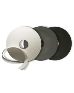 1/16" Thick x 1" wide Polyethylene Foam Tape available in white