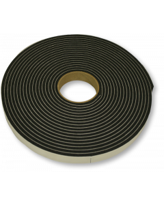 3/8&quot; x 1.5&quot; x 30&#039; PVC Foam Tape - Black - 4 Rolls