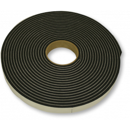 Single Sided Black Low Density PVC Foam Tape 1/4 Thick x 1 Wide x 35 ft  Long Roll (24 Roll/Case)