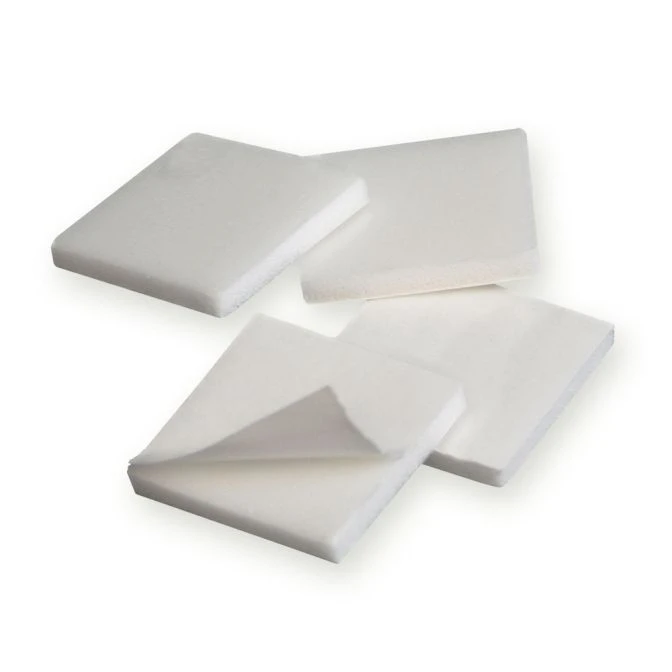 1 8 x 1 x 1 Double Sided Adhesive Foam Squares White Foamtapes