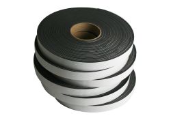 6 Rolls of Neoprene Sponge Tape: 0.06 inches thick x 1 inch wide x 50 feet each