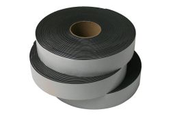 3 Rolls of Neoprene Sponge Tape: 0.06 inches thick x 2 inches wide x 50 feet each