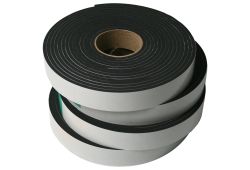 4 Rolls of Neoprene Sponge Tape: 0.25 inches thick x 1.5 inches wide x 25 foot each