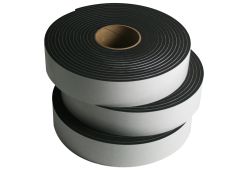 3 Rolls of Neoprene Sponge Tape: 0.25 inches thick x 2 inches wide x 25 foot each