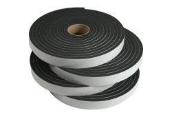 4 Rolls of Neoprene Sponge Tape: 0.5 inch thick x 1.5 inches wide x 25 feet each
