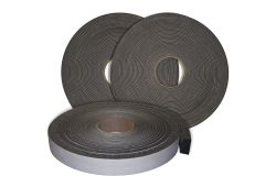 3 Rolls of 1" thick x 2" wide x 40 feet open cell polyurethane ether foam tape.