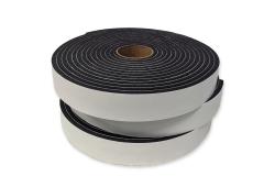 1/2&quot; x 2&quot; x 25&#039; PVC Foam Tape - Black - 3 Rolls