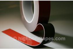 60 mil x 1" x 54' Black Acrylic Tape - Box of 3