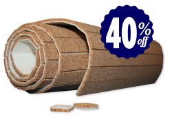 1/4&quot; x 3/4&quot; x 3/4&quot; Cork Shipping Pads