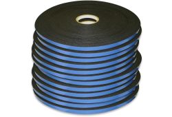 1/8&quot; x 1/2&quot; x 108&#039; Double Sided Glazing Tape - Black - 12 Rolls