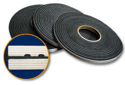 1/4&quot; x 1/2&quot; x 40&#039; LAMA-Seal Foam Sealant Tape - Box of 12