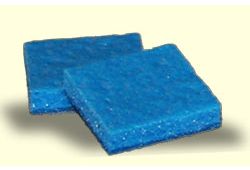 3/20&quot; x 3/4&quot; x 3/4&quot; Blue Shipping Pads