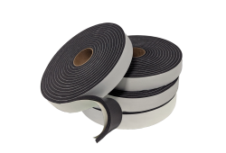 1/2&quot; x 1.5&quot; x 25&#039; PVC Foam Tape - Black - 4 Rolls