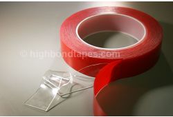 20 mil x 3/4" x 108' Transparent Acrylic Tape