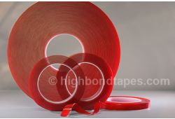 20 mil x 1/2" x 108' Transparent Acrylic Tape