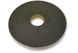 1/16&quot; x 1&quot; x 150&#039; PVC Foam Tape - Black - 6 Rolls