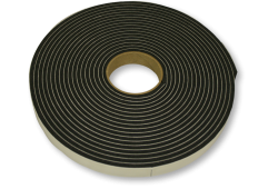 0.18&quot; x 1&quot; x 50&#039; PVC Foam Tape - Black - 6 Rolls