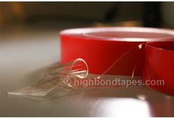 20 mil x 108' Transparent Acrylic Tape: Various Widths