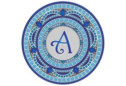 Monogram Mosaic #3 (various sizes)