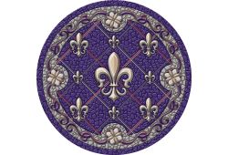 Fleur de Lis Mosaic POOLSAIC (various sizes)