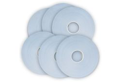 1/8&quot; x 1&quot; x 108&#039; Double Sided Glazing Tape - White - 6 Rolls