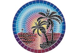 Island Sunset POOLSAIC (various sizes)