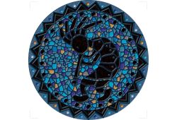 Blue Kokopelli 59&quot;