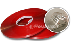 0.040" x 1/4" x 108' High Bond Tape - Clear