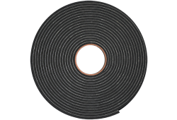 SOLD OUT: 1/2&quot; x 2&quot; x 25&#039; Polyethylene Foam Tape BLACK - 3 per box