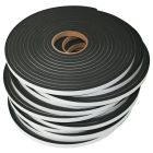 12 Rolls of Neoprene Sponge Tape: 0.5 inch thick x 0.5 inch wide x 25 feet each
