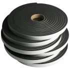 6 Rolls of Neoprene Sponge Tape: 0.5 inch thick x 1 inch wide x 25 feet each