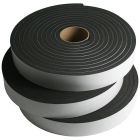 3 Rolls of Neoprene Sponge Tape: 0.5 inch thick x 2 inches wide x 25 feet each