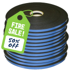 50% OFF 0.06" x 0.437" x 216 ft. Glazing Tape Black