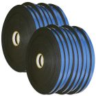 1/16" x 3/8" x 216' Double Sided Glazing Tape - Black - 16 Rolls