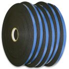 1/16&quot; x 1&quot; x 216&#039; Double Sided Glazing Tape - Black - 6 Rolls