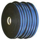 1/16&quot; x 3/4&quot; x 216&#039; Double Sided Glazing Tape - Black - 8 Rolls