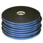 1/8&quot; x 3/4&quot; x 108&#039; Double Sided Glazing Tape - Black - 8 Rolls
