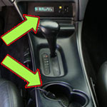 PVC tape used as in automotive console liners, cup holders and bin liners