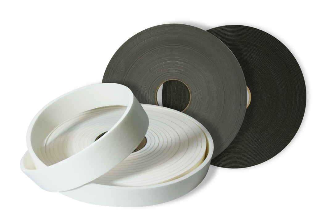 thumbnail image 2 of JVCC Low-Density PVC Foam Tape (SCF-01) - 1/4 In X 75 Ft X 1/8 In Thick, Black, Made In Italy 2 of 4